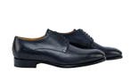 TESTONI - 8 UK - 42 IT - Derby Shoes Antique Lux Calf Blue, Nieuw