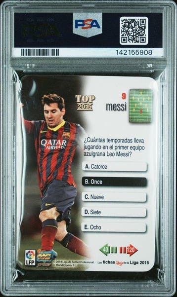 2014/15 Mundicromo Las fichas de la Liga 2015 Lionel Messi