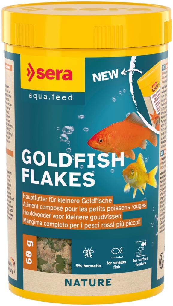 Sera Goldfish Flakes 250 ml (Goudvis voer), Animaux & Accessoires, Poissons | Aquariums & Accessoires, Enlèvement ou Envoi