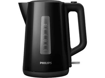 Philips -  Waterkoker Series 3000  - Zwart, 1 tot 2 liter, Verzenden, Nieuw