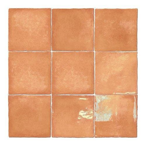 Wandtegel Terracotta 13x13cm (Muurtegels, Afbouwmaterialen), Doe-het-zelf en Bouw, Tegels, Minder dan 20 cm, Minder dan 20 cm