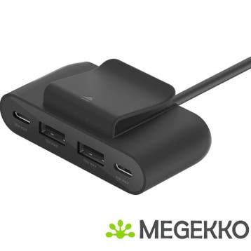 Belkin BUZ001bt2MBKB7 USB Type-C Zwart, Computers en Software, Verzenden, Nieuw