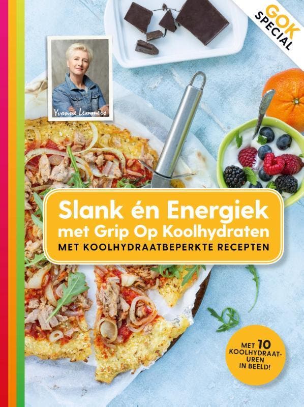 Slank en energiek met Grip op koolhydraten / GOK, Livres, Livres de cuisine, Envoi