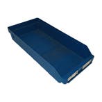 Magazijnbak 500x240x95 mm blauw kunststof gebruikt, Ophalen of Verzenden