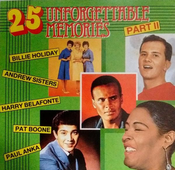 Various - 25 Unforgettable Memories Part II, CD & DVD, CD | Pop, Envoi