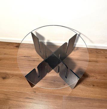 Mrn.D - Table basse - Acrylique - noir transparent