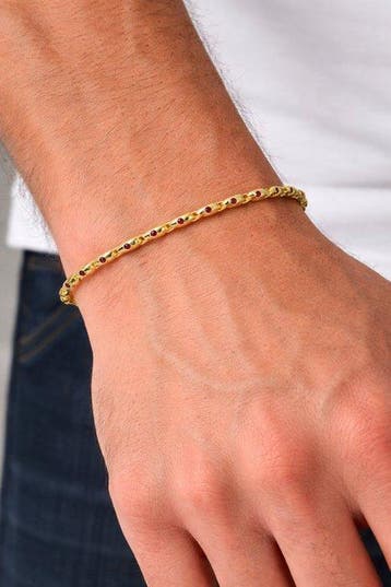 Zonder minimumprijs - Armband Verguld Robijn - Diamant -, Nieuw