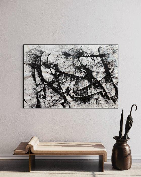 Timo Wedell - Future Storm - XXL - Abstract, Antiek en Kunst, Kunst | Schilderijen | Modern