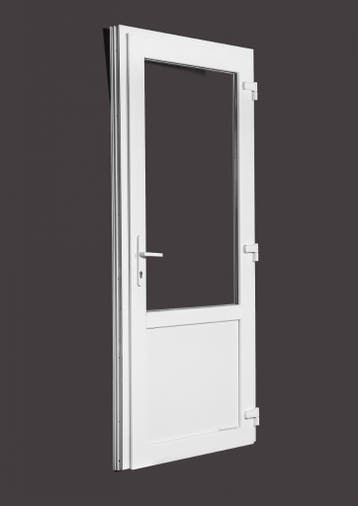 PVC Deur 2/3  glas Premium b98xh215 cm wit L, Doe-het-zelf en Bouw, 80 tot 100 cm, 215 cm of meer, Nieuw, Ophalen of Verzenden