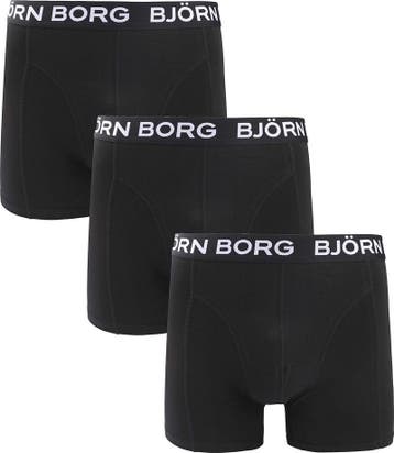 Bjorn Borg Boxers Cotton Stretch 3-Pack Zwart maat XXL Heren, Kleding | Heren, Ondergoed, Verzenden, Zwart, Bjorn Borg, Boxer