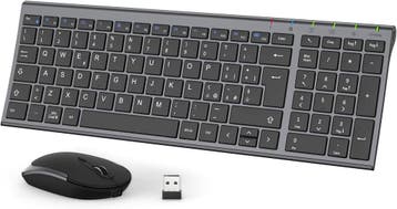 iClever Ergonomisch Set | 90u accu | Tweede kansje, Computers en Software, Toetsenborden, Toetsenbord en muis-set, Verzenden, Nieuw