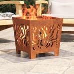 vidaXL Trap Tread Rechthoekig 4 pcs Zilver 50 x 40 cm, Doe-het-zelf en Bouw, Ladders en Trappen, Verzenden, Nieuw