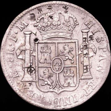 Spanje. Carlos IV. 8 Reales Ceca de Ciudad de Mexico (Mo),