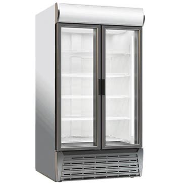 Koelkast 1000 Liter met 2 glazen deuren - 846 liter netto, Verzenden