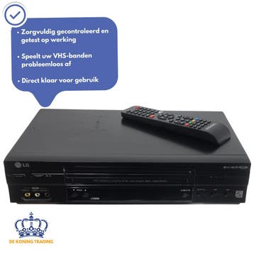 LG LV5000 | Videorecorder | VHS Speler | Videospeler, Verzenden, Gebruikt, VHS-speler of -recorder