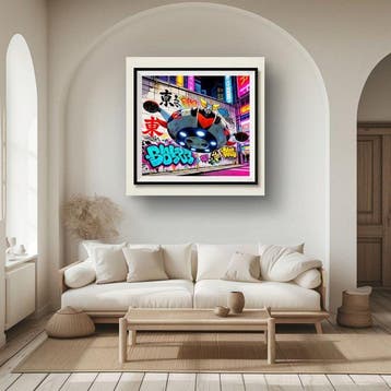 Urban3DArt (1971) - Goldo japan streetLimited Edition, Antiek en Kunst