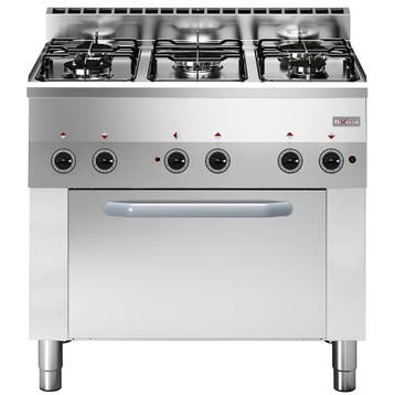 Fornuis + Heteluchtoven | Gas/Elektrisch | 5 Branders (2x, Verzenden, Nieuw in verpakking