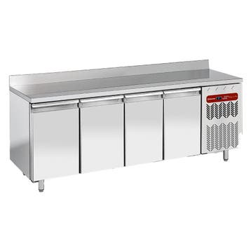 Wand koeltafel, geventileerd, 4 deuren EN 600x400, 760 liter, Verzenden