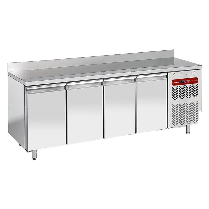 Wand koeltafel, geventileerd, 4 deuren EN 600x400, 760 liter, Zakelijke goederen, Horeca | Keukenapparatuur, Koelen en Vriezen
