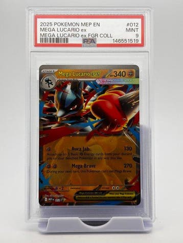 Pokémon - 6 Graded card - Pikachu, Mega Lucario, Garganacl,