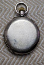 Reloj de bolsillo antiguo - De plata maciza de coleccion -