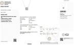 Zonder minimumprijs - Ketting met hanger - 18 karaat Witgoud