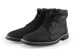 Rieker Veterboots in maat 46 Zwart, Verzenden, Zwart, Boots, Zo goed als nieuw