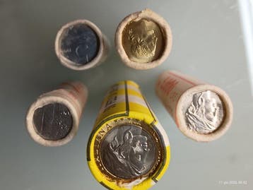Italië, Republiek Lotto 5 Rotolini - 1000-100-100-20-5