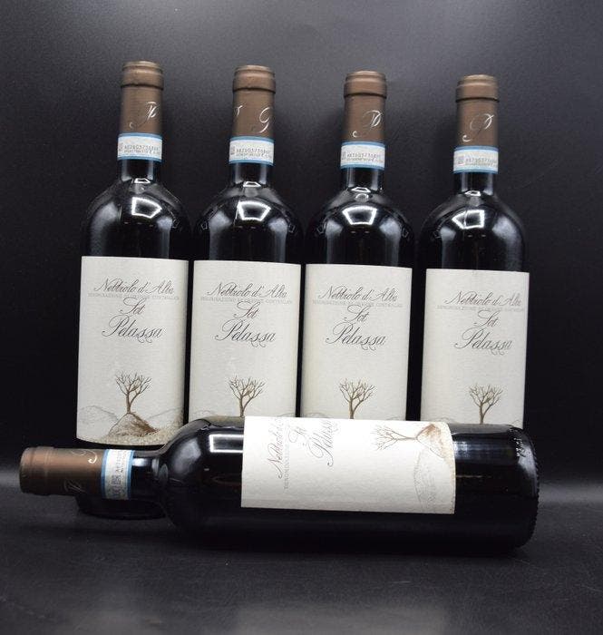 2019 Pelassa, Nebbiolo dAlba Sot - Piëmont - 5 Flessen, Verzamelen, Wijnen