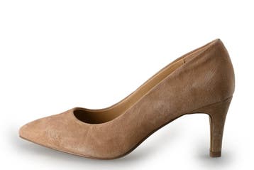 Manfield Pumps in maat 37 Beige, Kleding | Dames, Pumps, Verzenden, Beige, Zo goed als nieuw