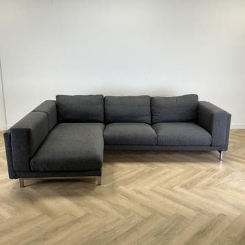 Ikea Nockeby hoekbank, (hxbxd) 68x280x172 cm, antraciet, Bureau