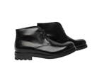 TESTONI Arezzo Black Desert Boot Calf + Fur Lining 8 UK -