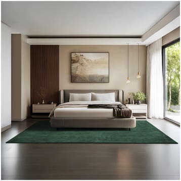 Kortpolig vloerkleed Soft Zone - 200 x 290 cm, groen, Verzenden, Nieuw