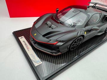 BBR 1:12 - Modelauto - Ferrari SF90XX Stradale Matt Black, Nieuw