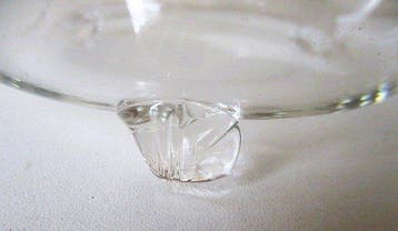 Bouteille - verre soufflé à la bouche - Piège à mouches et