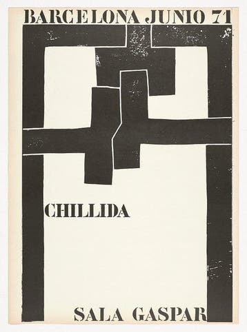 Eduardo Chillida, after - Chillida Sala Gaspar ** ORIGINAL