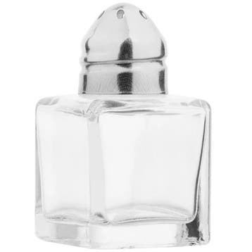 Peper-/Zoutstrooiers | Glas/RVS | 0.02L | 12 Stuks |, Verzenden, Nieuw in verpakking
