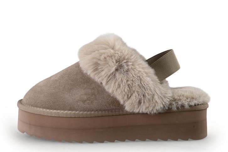 Colors of California Pantoffels in maat 40 Beige, Kleding | Dames, Schoenen, Beige, Zo goed als nieuw, Pantoffels of Sloffen, Verzenden