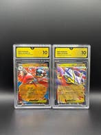 Pokémon - 2 Graded card Mega Lucario & Mega Latias EX Mega, Nieuw