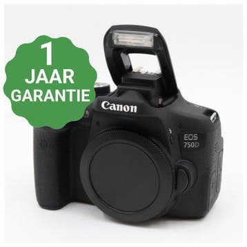 10% korting | Canon EOS 750D body | Tweedehands, Verzenden