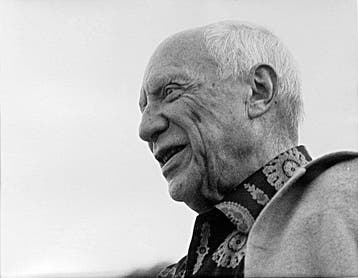 Hubertus Hierl (1940) - Porträt Pablo Picasso (Fréjus,