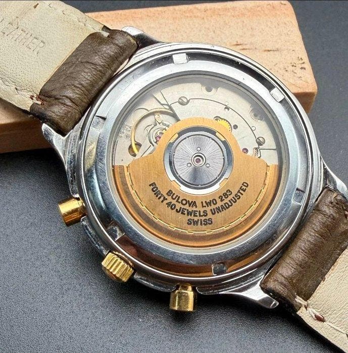 Bulova - Classic Chronograph - Bulova LWO 283 - Heren -, Handtassen en Accessoires, Horloges | Heren