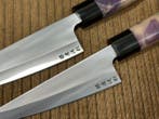 Keukenmes - Kiritsuke - Met de hand afgewerkte Japans Deba-