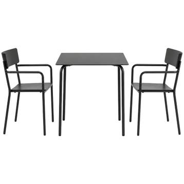 Serax August Tuinset: Eettafel Xs Aluminium + Stoelen Met, Tuin en Terras, Verzenden, Nieuw, Aluminium, Tuinset