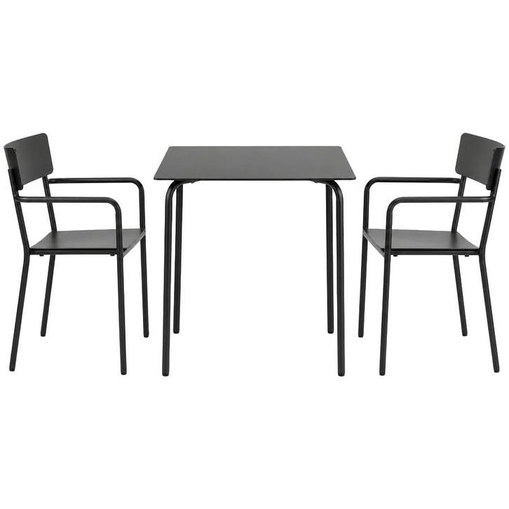 Serax August Tuinset: Eettafel Xs Aluminium + Stoelen Met, Tuin en Terras, Tuinsets en Loungesets, Tuinset, Nieuw, Aluminium, Verzenden