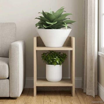 vidaXL Plantenstand Sonoma Eiken 30 x 30 x 40 cm Bewerkt, Verzenden