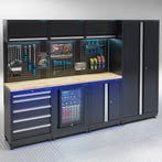 Datona Werkplaatsinrichting PREMIUM eiken werkblad met, Doe-het-zelf en Bouw, Ophalen of Verzenden, Nieuw