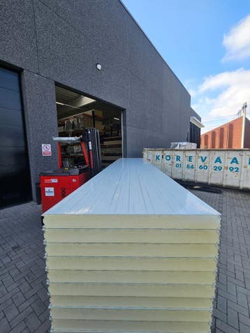 FALK wandpaneel 1140 KV100 – Gebroken wit, meerdere lengtes, Verzenden, Nieuw, Overige materialen, 100 mm of meer