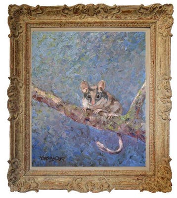 Chris van Dijk (1952) Impressionist -  Notre Lerot à la