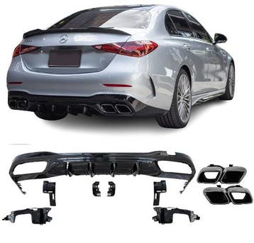 Diffuser | geschikt voor Mercedes-Benz | C-klasse 21- 4d sed, Verzenden